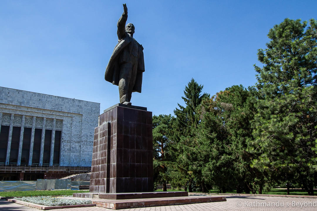 列宁雕像比什凯克，吉尔吉斯斯坦，1-2