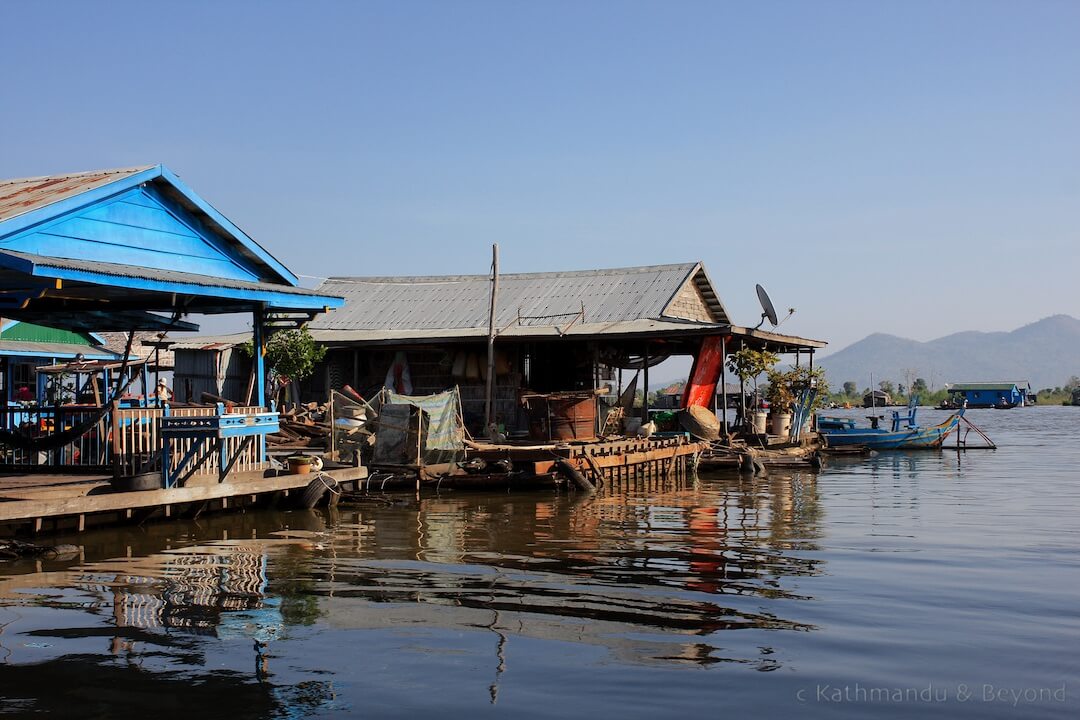 柬埔寨的Kampong Chhnang (Chong Kos漂浮村)——金边和暹粒之间的旅程在哪里停留