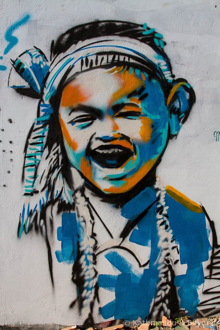 柬埔寨金边的街头艺术