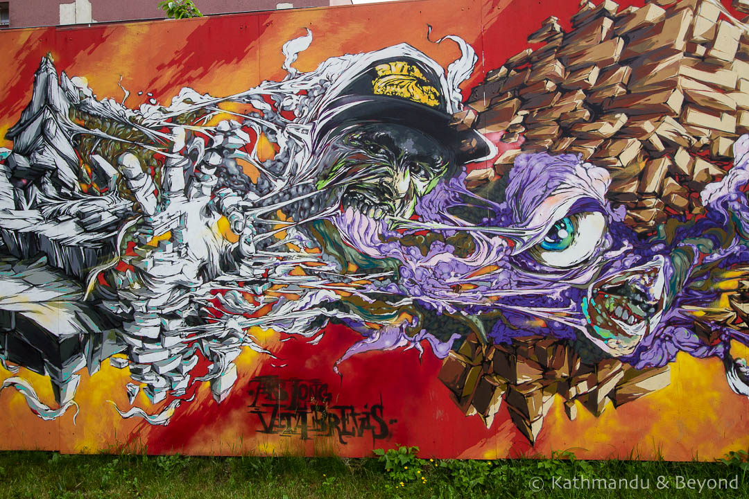 捷克共和国奥斯特拉瓦的街头艺术