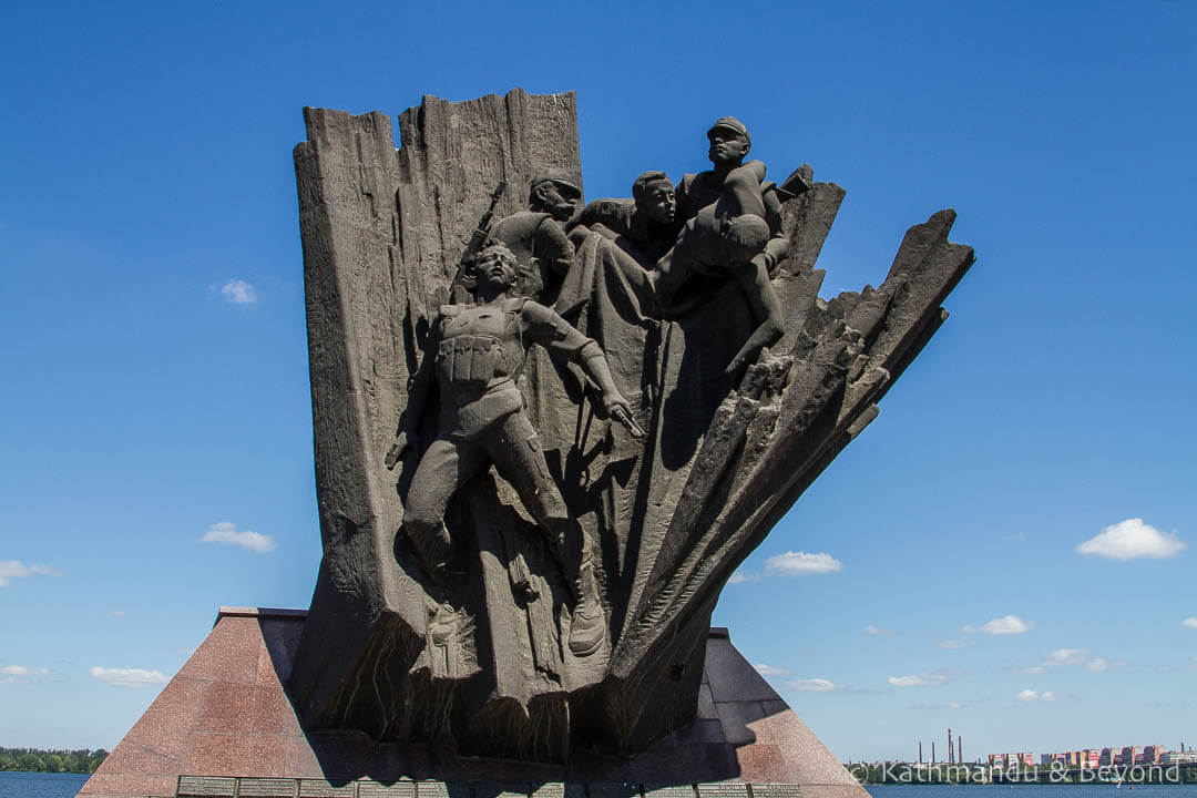 阿富汗阵亡士兵纪念碑乌克兰第聂伯罗
