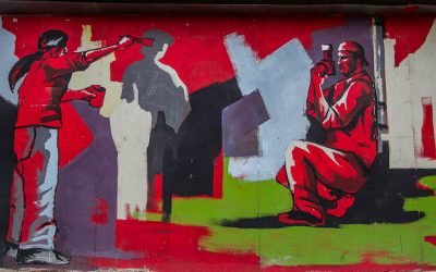 在马其顿的斯科普里寻找街头艺术