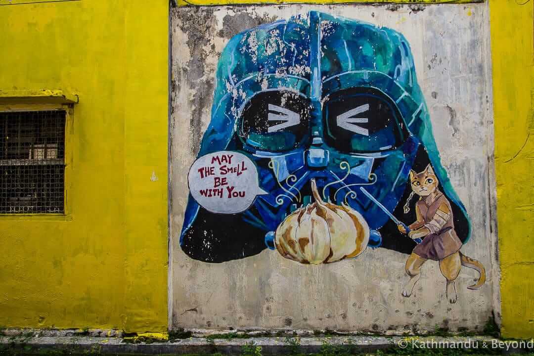 马来西亚怡保老城的街头艺术