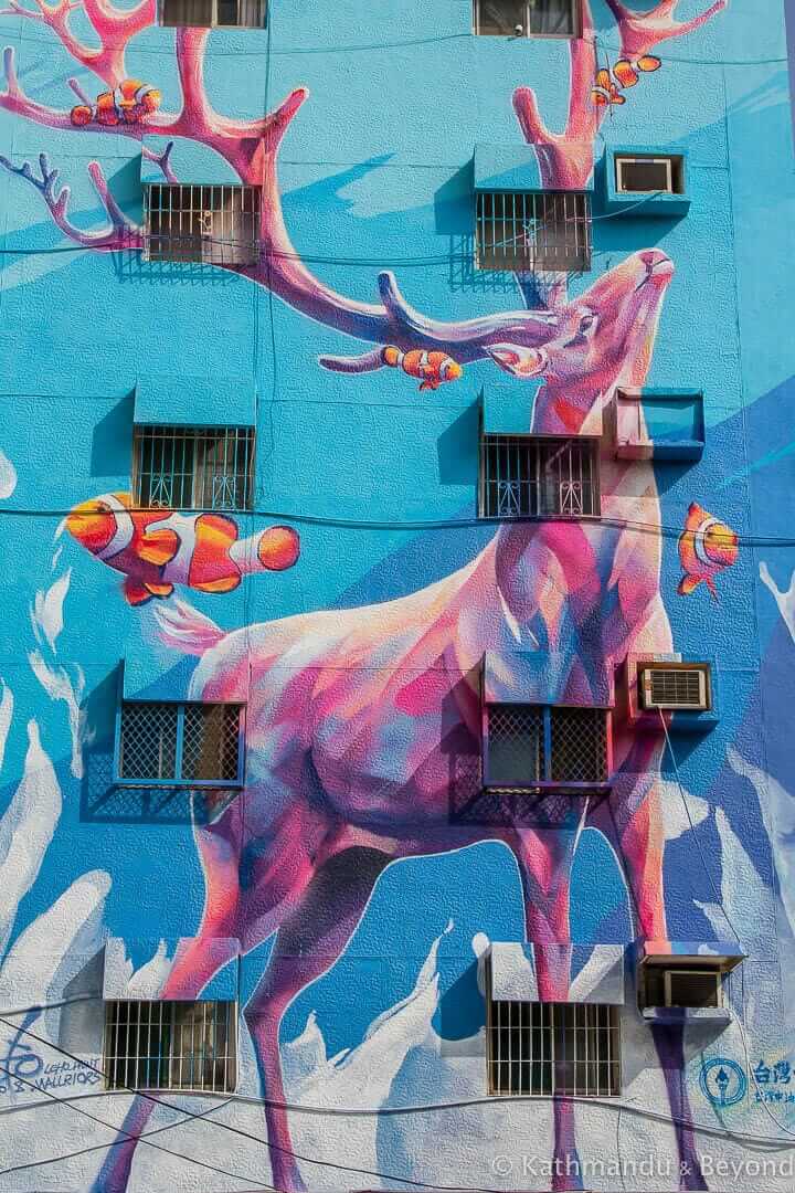 台湾高雄灵牙区街头艺术