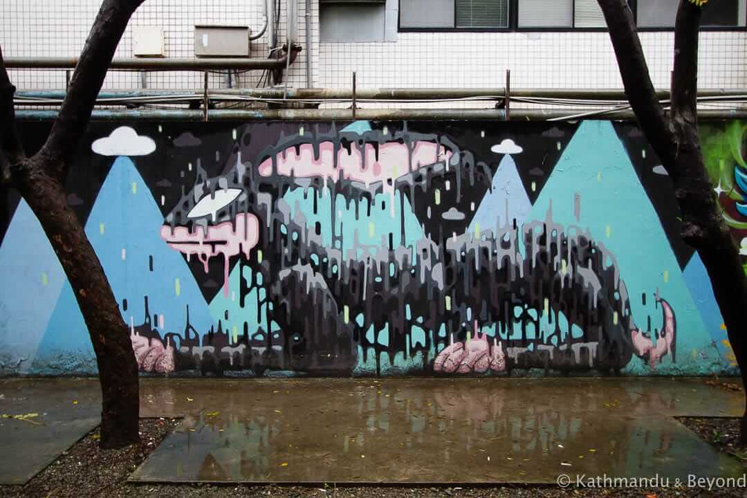 台北西门町街头艺术