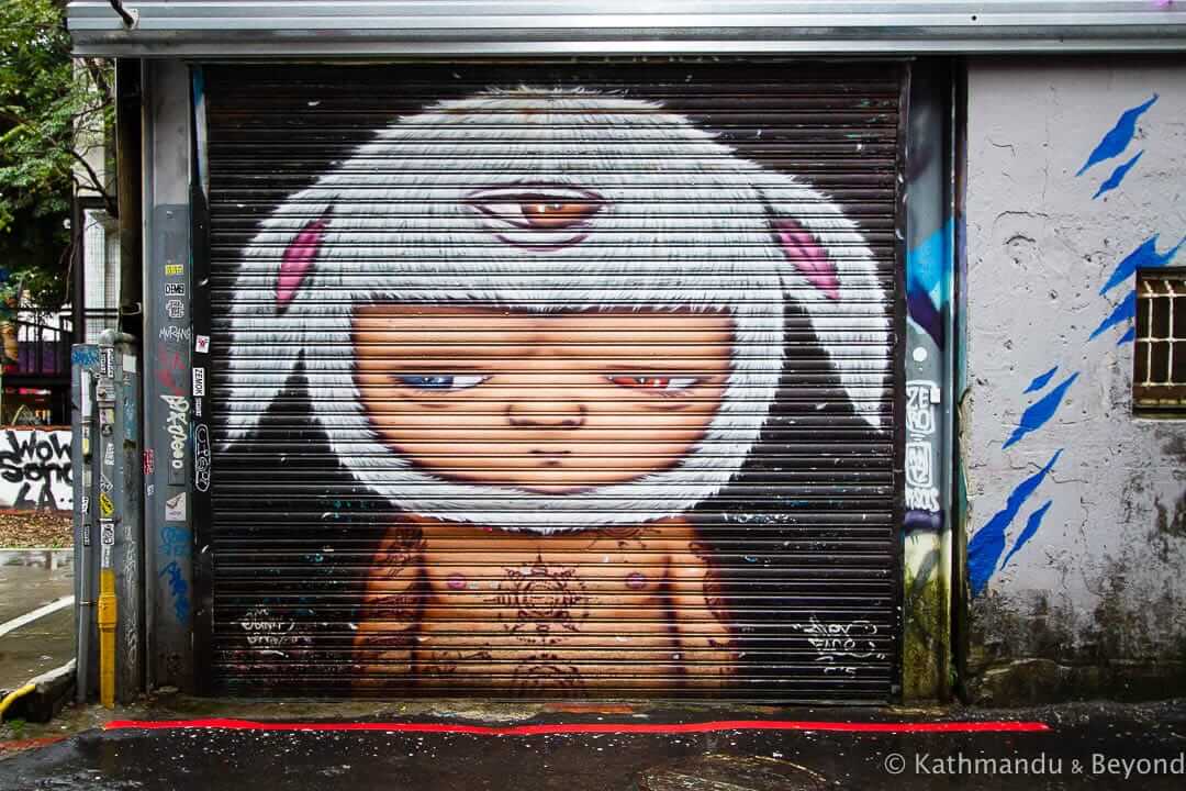 Alex Face的Mardi -台北西门町街头艺术
