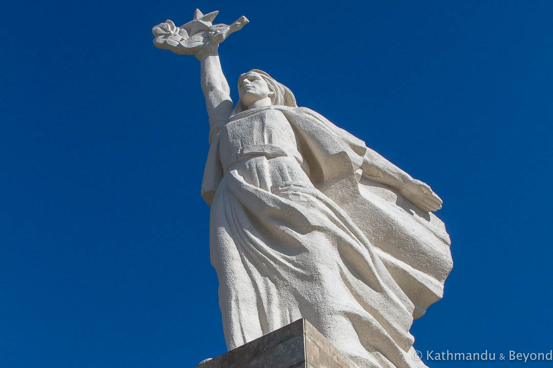 阿尔巴尼亚母亲雕像烈士的公墓蒂拉娜·阿尔巴尼亚（1）