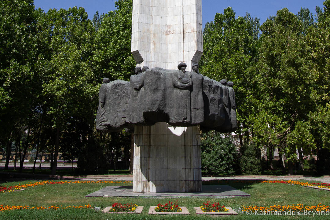 人们的友谊纪念碑Bishkek吉尔吉斯斯坦-1