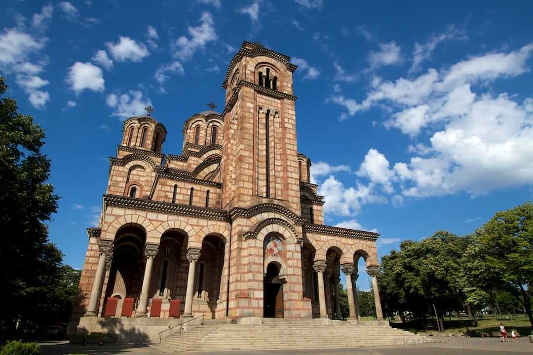 塞尔维亚贝尔格莱德圣马可教堂