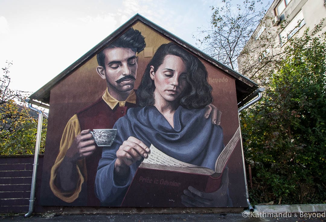 克罗地亚塞萨克的街头艺术