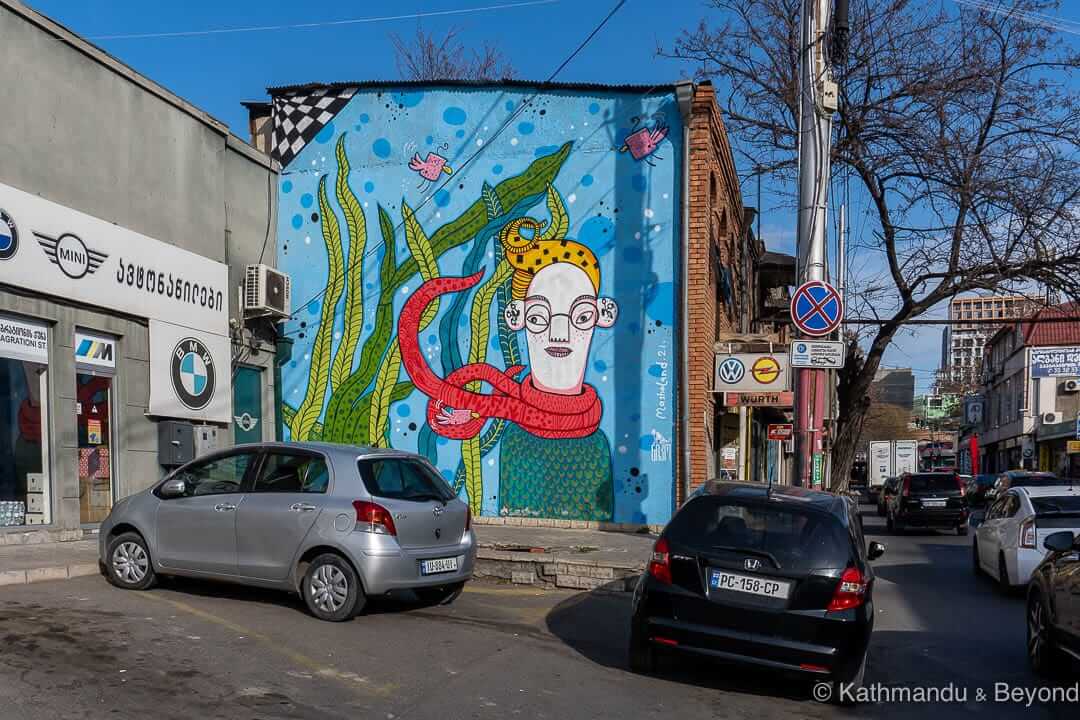 街头艺术(Masholand)格鲁吉亚第比利斯