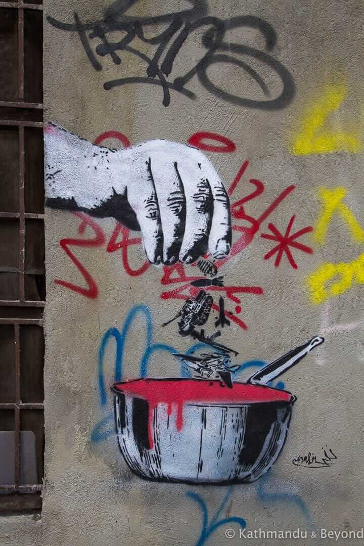 格鲁吉亚第比利斯Fabrika的街头艺术