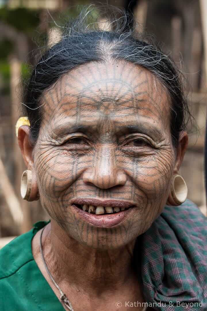 Pann Paung Chin村Mrauk U Burma(缅甸