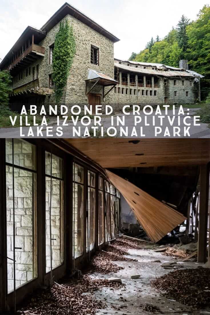 蒂托的避暑别墅——伊兹沃别墅(Villa Izvor)，位于克罗地亚普利特维切湖国家公园(Plitvice Lakes National Park)上方的森林深处，大多数游客都不知道。#urbex #欧洲#巴尔干