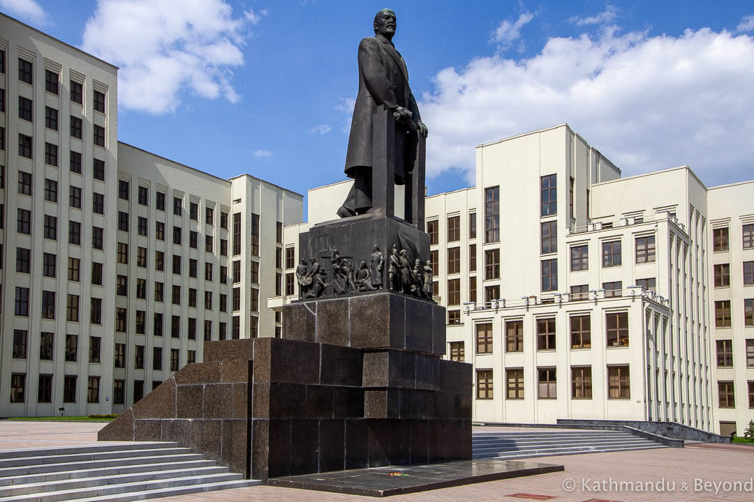 白俄罗斯政府建筑独立（Nezalezhnastsi）Square Minsk Belarus-1-2