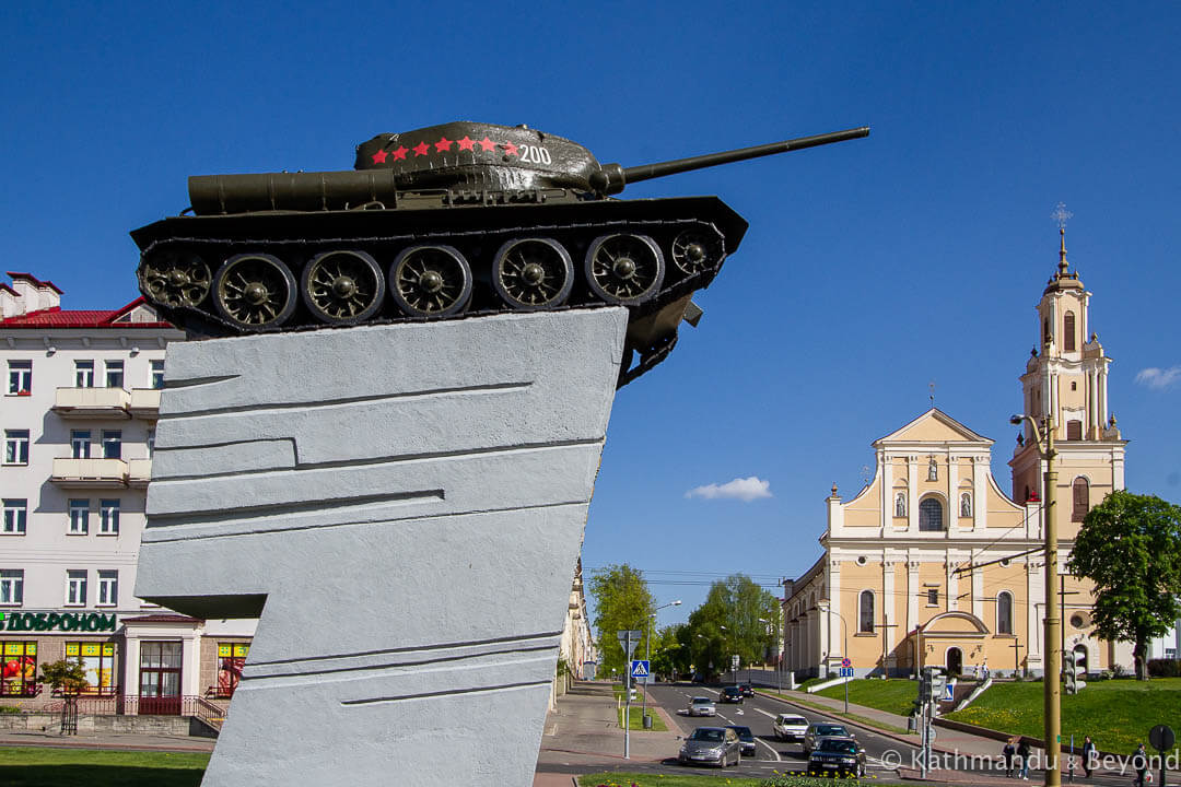 坦克纪念Hrodna（Grodno）白俄罗斯-1（1）