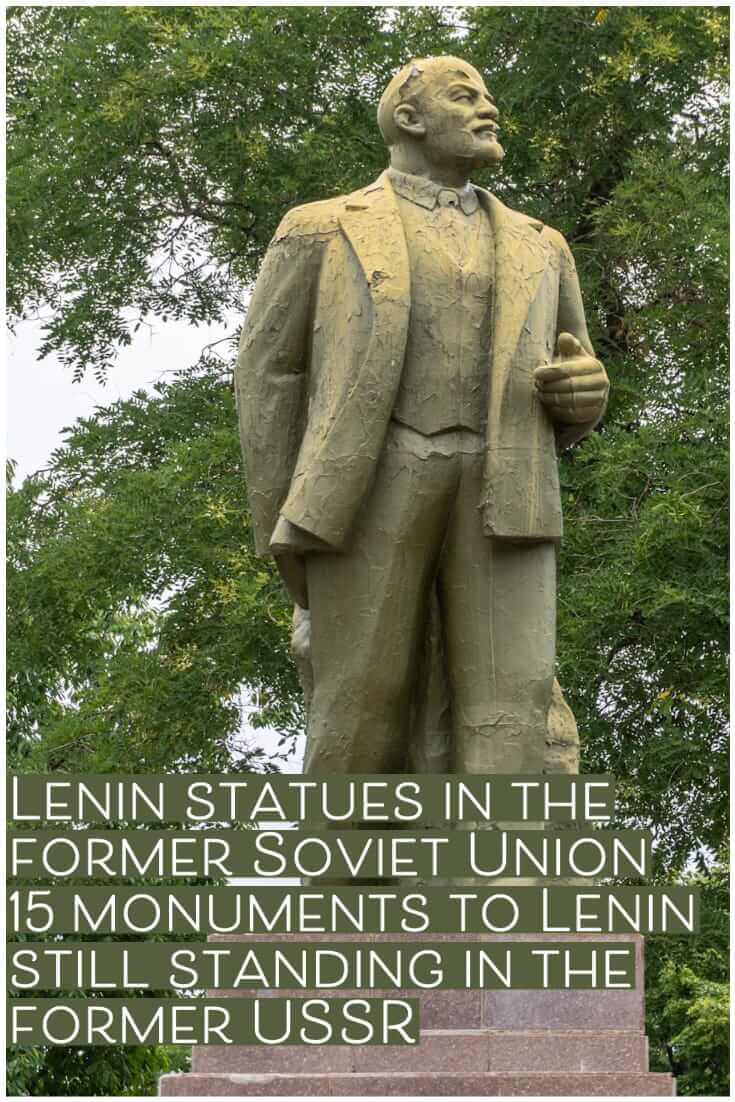 前苏联列宁雕像的照片。十五座列宁纪念碑仍然矗立在前苏联#旅行#苏联#前苏联#列宁