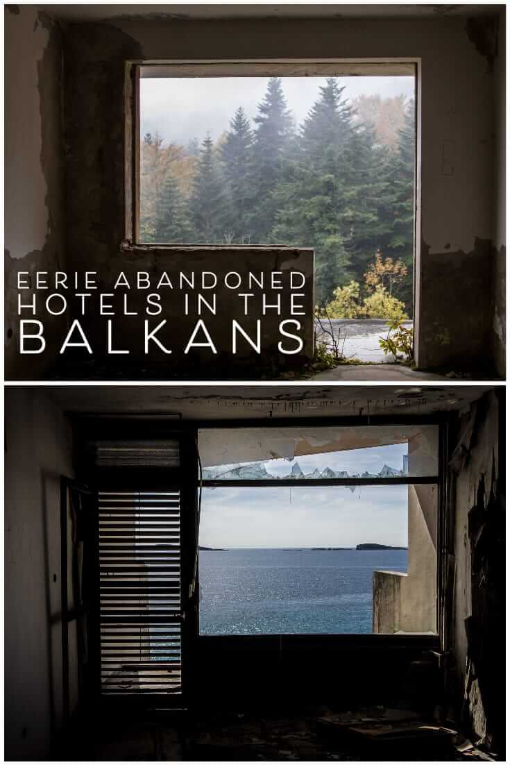 巴尔干半岛废弃酒店的怪异照片#旅行#另类