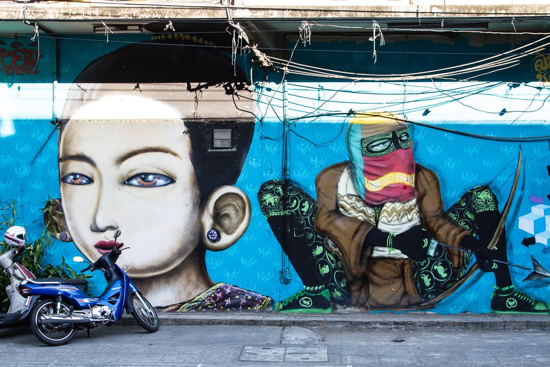 泰国清迈老城的街头艺术-2