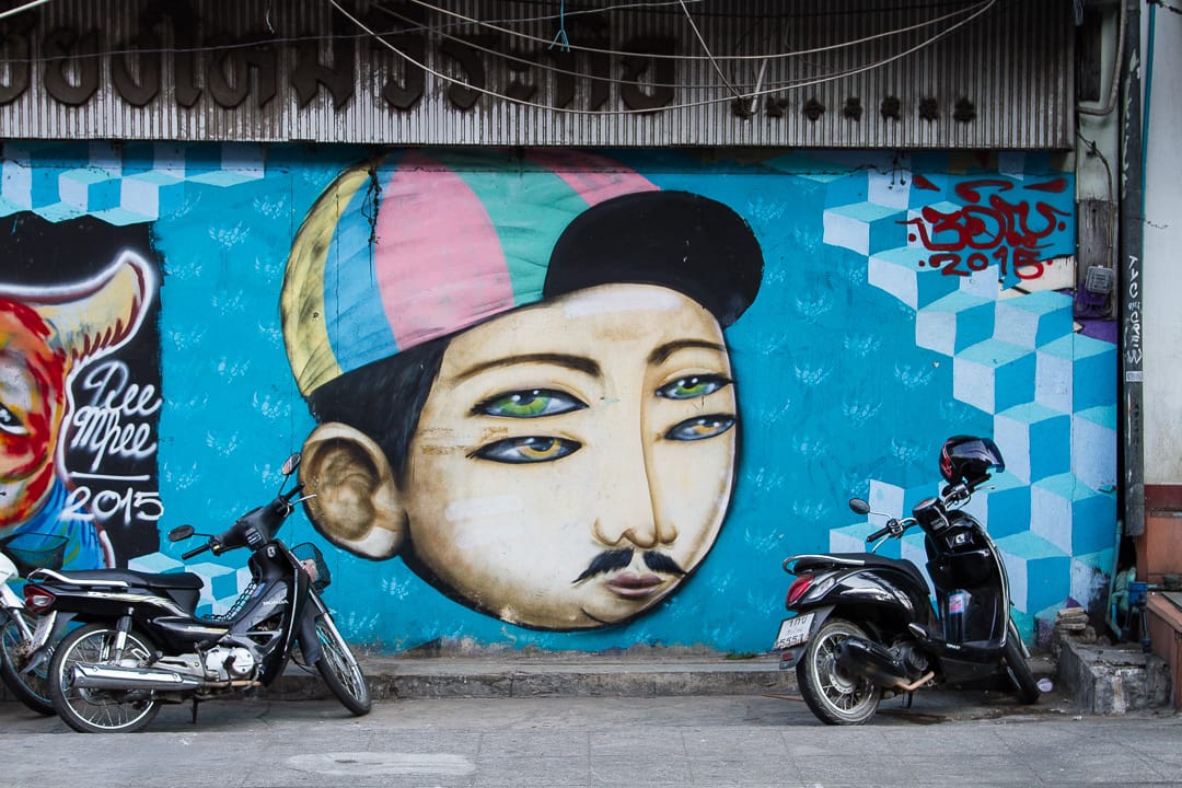 泰国清迈老城的街头艺术