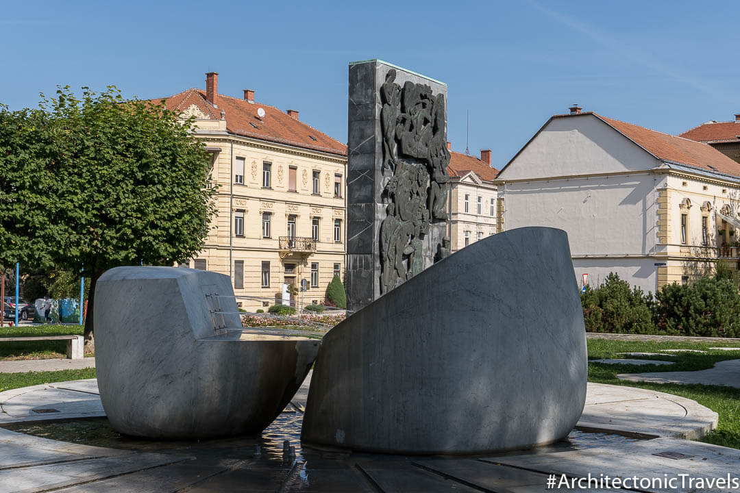 战争与和平的纪念碑Celje Slovenia