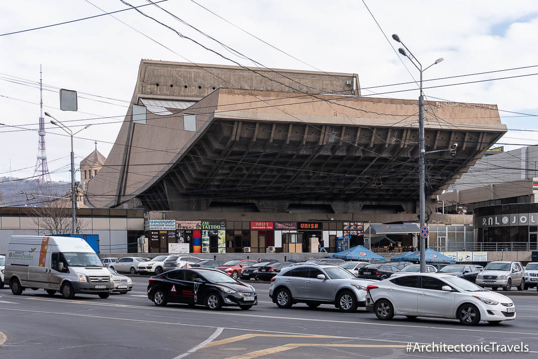 亚美尼亚埃里温的俄罗斯电影院|野兽派|苏联建筑|前苏联