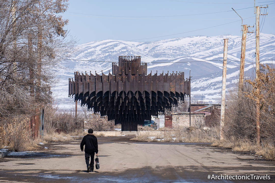 亚美尼亚Gyumri的铁喷泉|现代主义|苏联建筑|前苏联