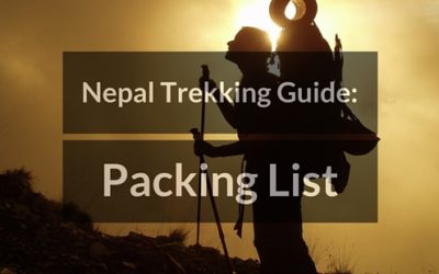 尼泊尔徒步旅行的服装和装备清单